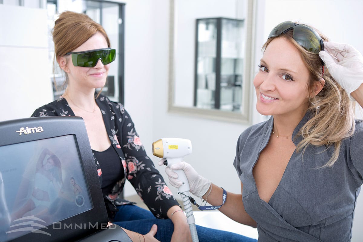 Dauerhafte Haarentfernung mit SHR-Laser durch die erfahrene Ärztin Dr. Marina Reichhart